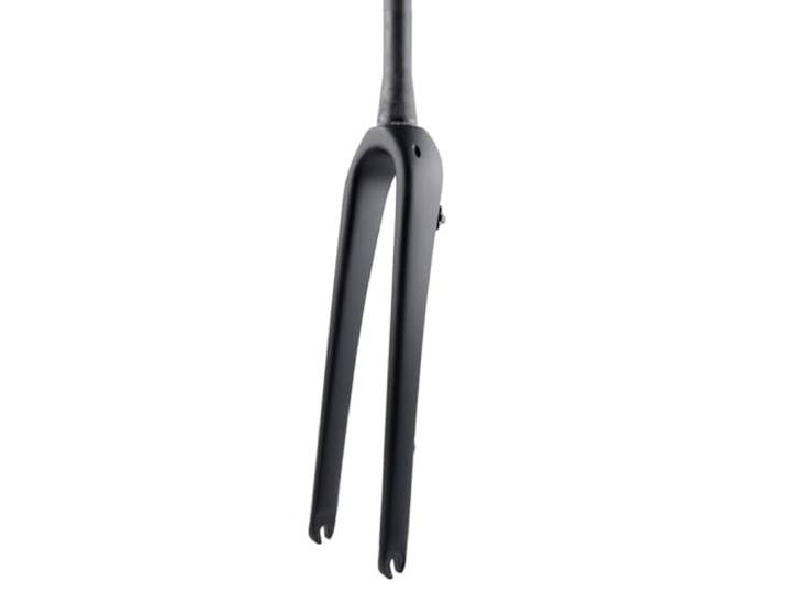 BSFHQS Starre Gabel Für Gravel Bikes 700C Rennräder Starrgabel QR Carbon Fahrrad Vordergabeln Scheibenbremsen Fahrrad Hartgabel 28,6mm Gerades/Konisches Rohr(Matte Black,Tapered)