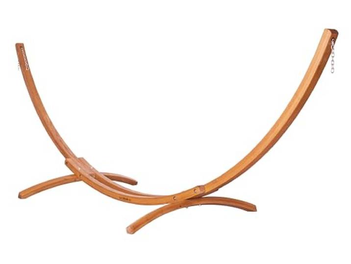 LA SIESTA® - Hängematten Gestell aus Holz für Indoor und Outdoor. Gestell aus FSC®-zertifiziertem Eukalyptus für Kingsize-Hängematten (Maera Eukalyptus)