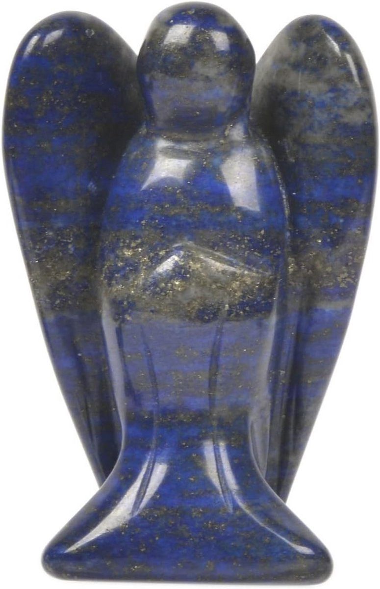 Gegraveerde Edelsteen Engel Beschermer Helende Statue, 5 cm