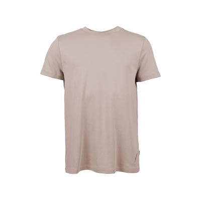 T-Shirt KLEINIGKEIT "Kleinigkeit Unterragendes Shört", Herren, Gr. M, taupe, 100% Baumwolle, unifarben, normal, Rundhals, Shirts T-Shirt