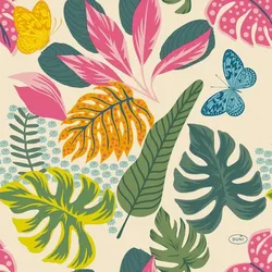240 Duni Tissue-Servietten 33 x 33 cm Summertime 3-lagig