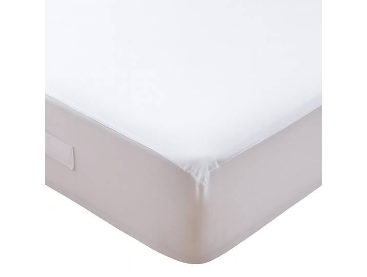 Protège matelas polyester blanc 180x200 cm