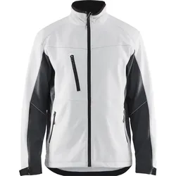 Softshelljacke "4950" - M - weiß/grau