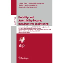 Usability- and Accessibility-Focused Requirements Engineering, Fachbücher