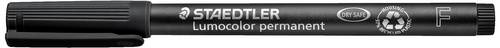 Staedtler Lumocolor permanent F DRY SAFE 318-9 Permanentmarker Schwarz wasserfest: Ja