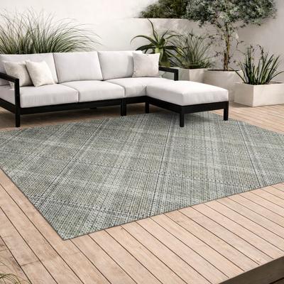 Addison Rugs Machine Washable Indoor/ Outdoor Plaid Harvard Chantille Rug