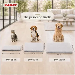 Karat Selbstheizende Haustiermatte BALU (Hund, Katze), Hundebett + Katzenbett