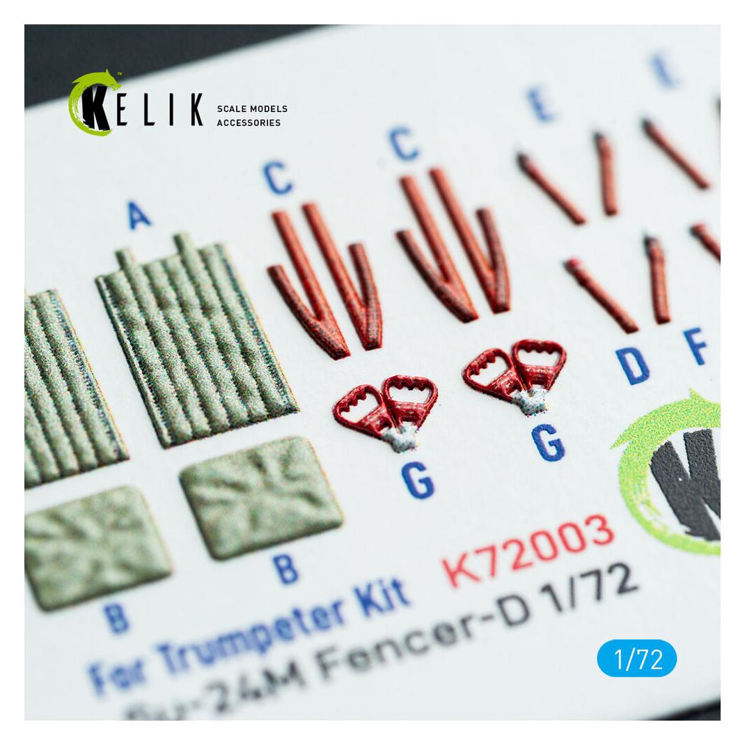 Kelik SU-24M interior 3D decals for Trumpeter kit (K72003)