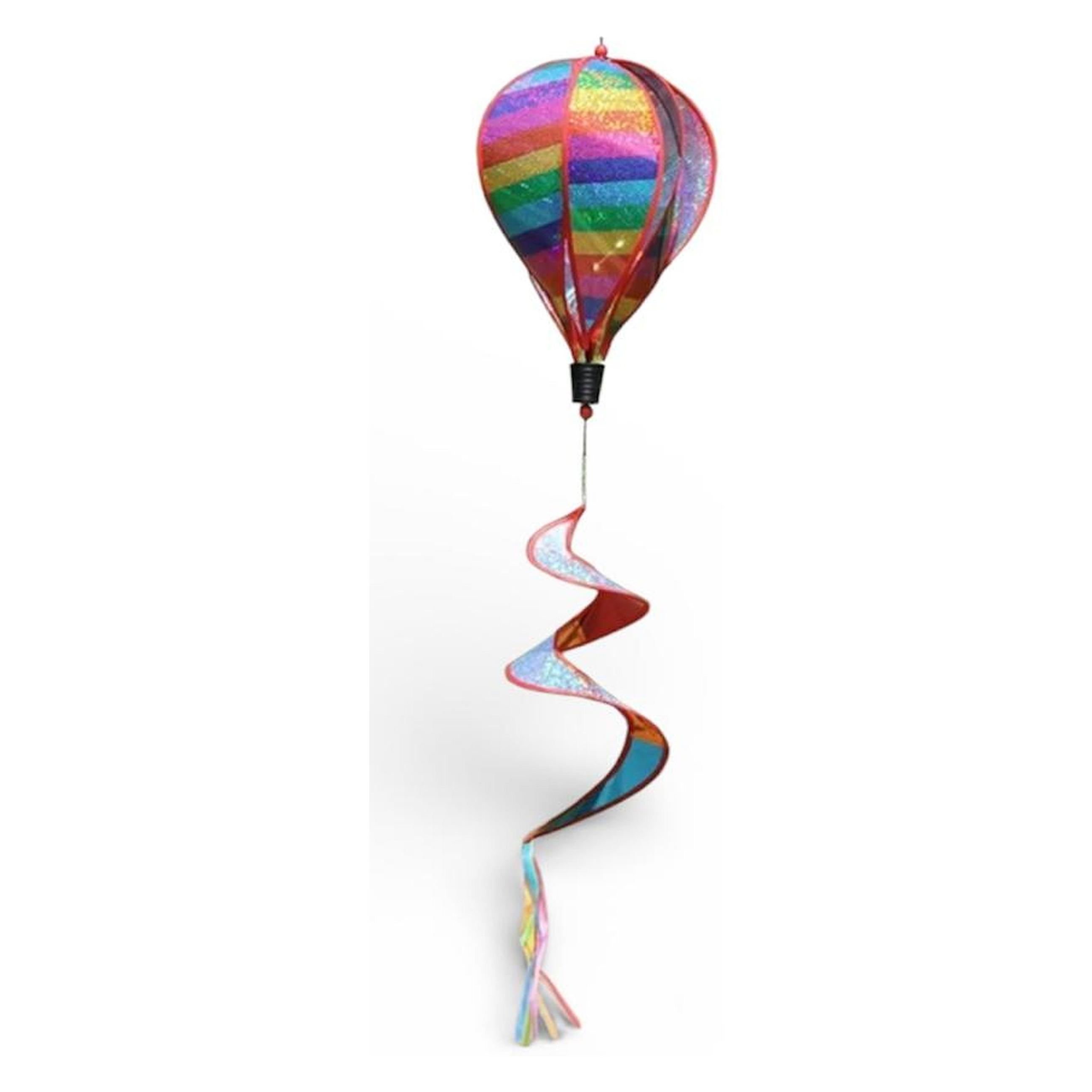 Bdt Rainbow- Ballon- Windspiel mit Spiralschweif "Design2",? 28cm, 110cm Lnge (67018422)
