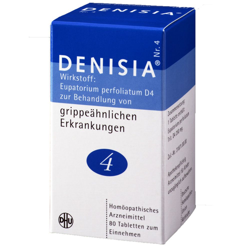 Denisia 4 grippeähnliche Krankheiten Tabletten 80 St