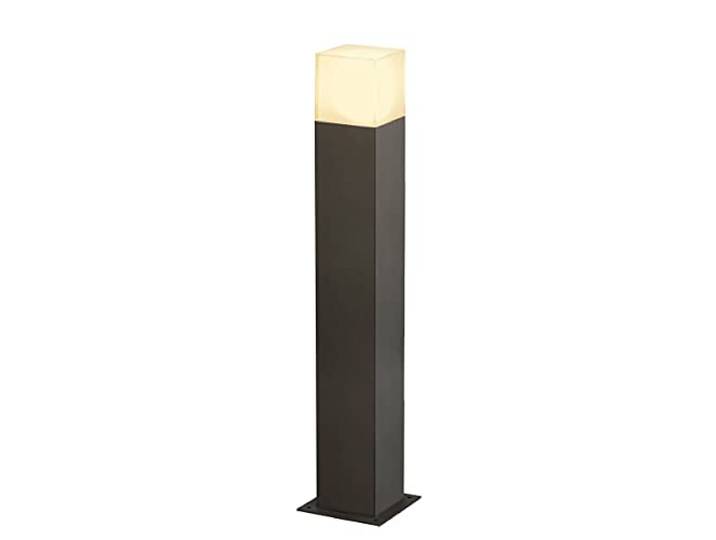 borne lumineuse extérieure - e27-11 w - slv grafit sl 60 - ip44 - anthracite/blanc