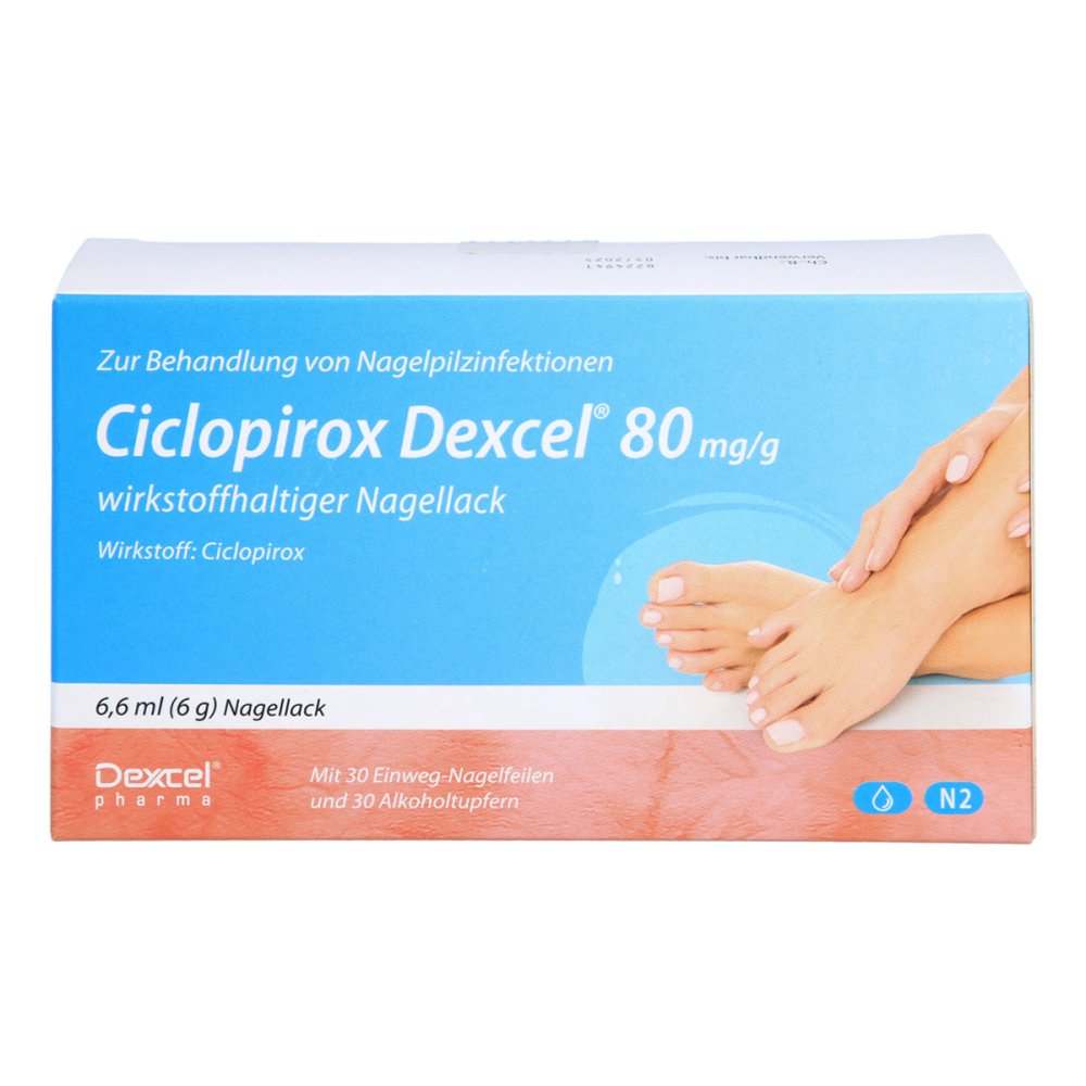 Dexcel Pharma GmbH Ciclopirox Dexcel 80 Mg/g Wirkstoffhalt.nagellack 17617242