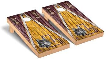 Skip's Garage Loyola Chicago Ramblers Triangle Cornhole Board Set