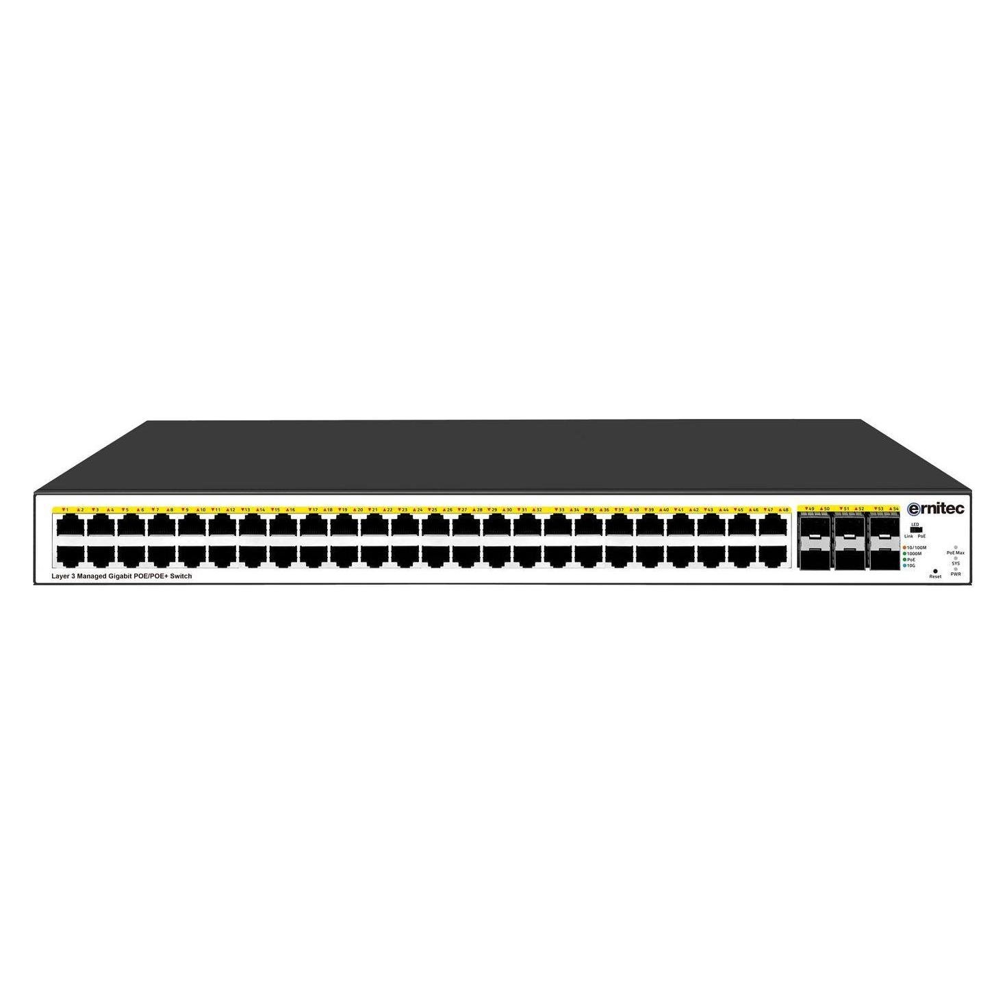 Ernitec Managed L3 - 48 x Gigabit (48 Ports) (ELECTRA-M248-1GB-900W)