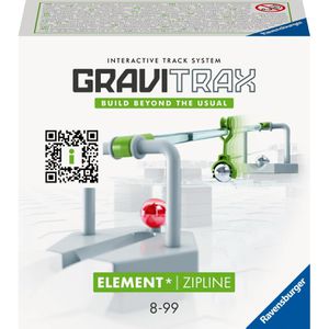 Ravensburger Murmelbahn-Erweiterung GraviTrax Element Zipline, ab 8 Jahre, mit Seilbahn, 4 Höhensteine und 1 Kugel