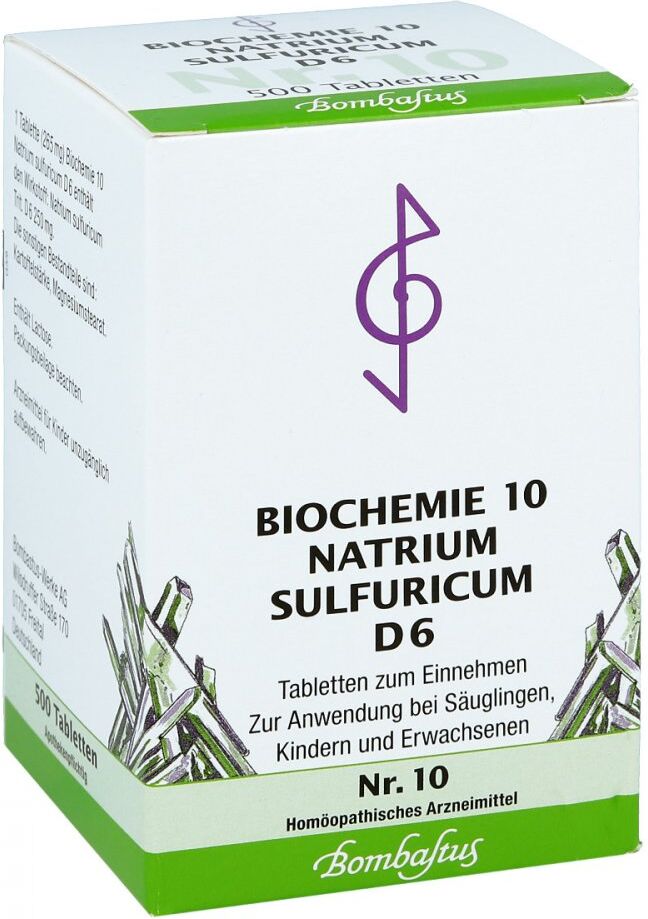 Bombastus Biochemie 10 Natrium sulfuricum D6 Tabletten