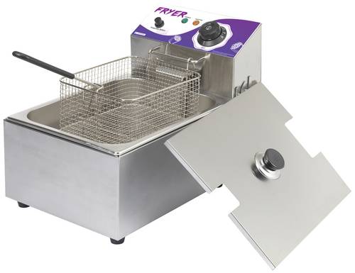 6l Fritteuse 6l Kontrollleuchte Edelstahl