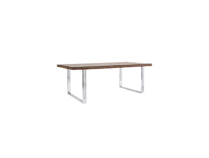 Design Esstisch „Stanton“ aus recyceltem Teakholz mit Glasplatte, verschiedene Grössen Bizzotto Home Emotion