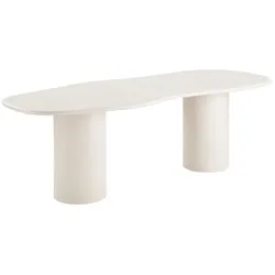 Esstisch Maranola 240 x 96 cm Dekor Grau Hellgrau