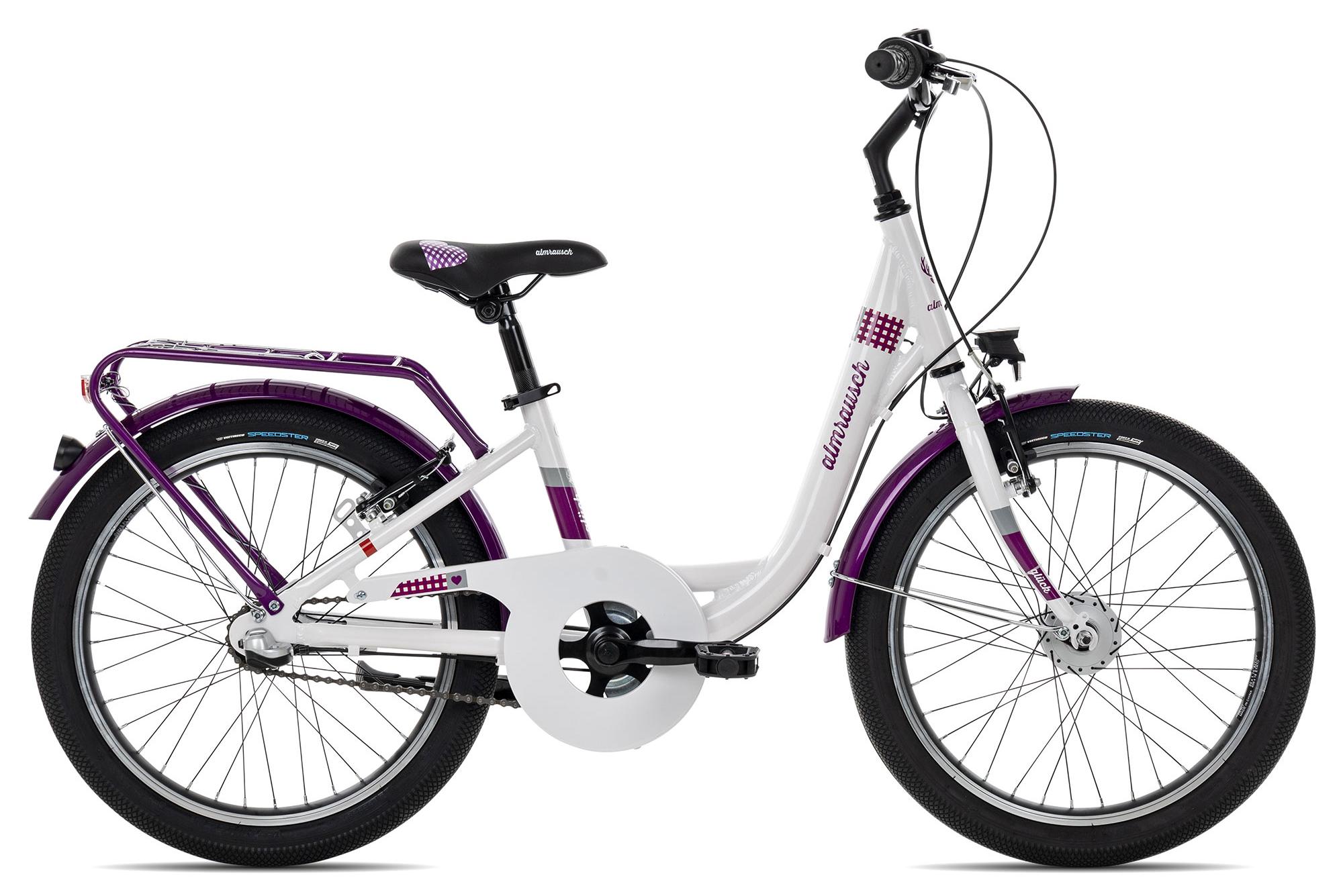Almrausch Glück 3 20 Nexus Kinderfahrrad ab 6 Jahren 20 Zoll Weiß 29 cm