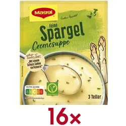 Maggi 16er-Pack Fix-Tütchen »feine Spargel-Cremesuppe« 3 Portionen