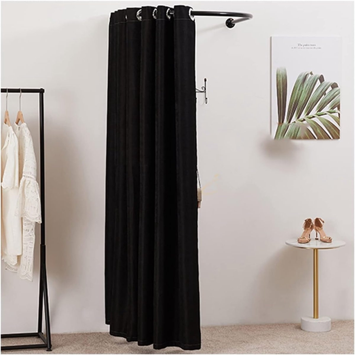 Draagbare Paskamer Mobiele Kleedkamer met Ophangstang - 100 cm - Stijl 6