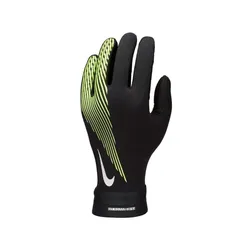 Nike Therma-FIT Academy Fußballhandschuhe Kinder schwarz/neongelb