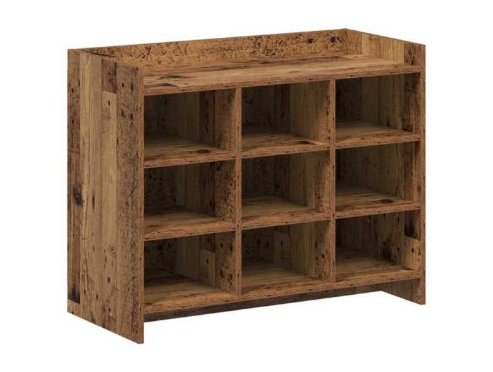 NOUVEAU Range-chaussures - (1 PC) Cabinet à chaussures - Bois ancien - 85x39 5x70cm - Anti l'humidité  15796
