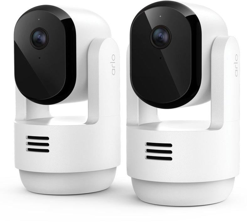 Arlo Essential 3 2K PTZ Indoor Security Camera 2-pack
