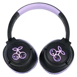 Kuromi Headphone Over-Ear (50 h, Kabelgebunden, Kabellos), Kopfhörer, Schwarz