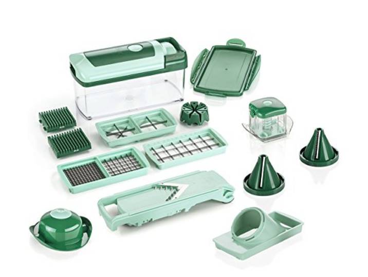 Genius Nicer Dicer Fusion, 16 teilig Kiwi