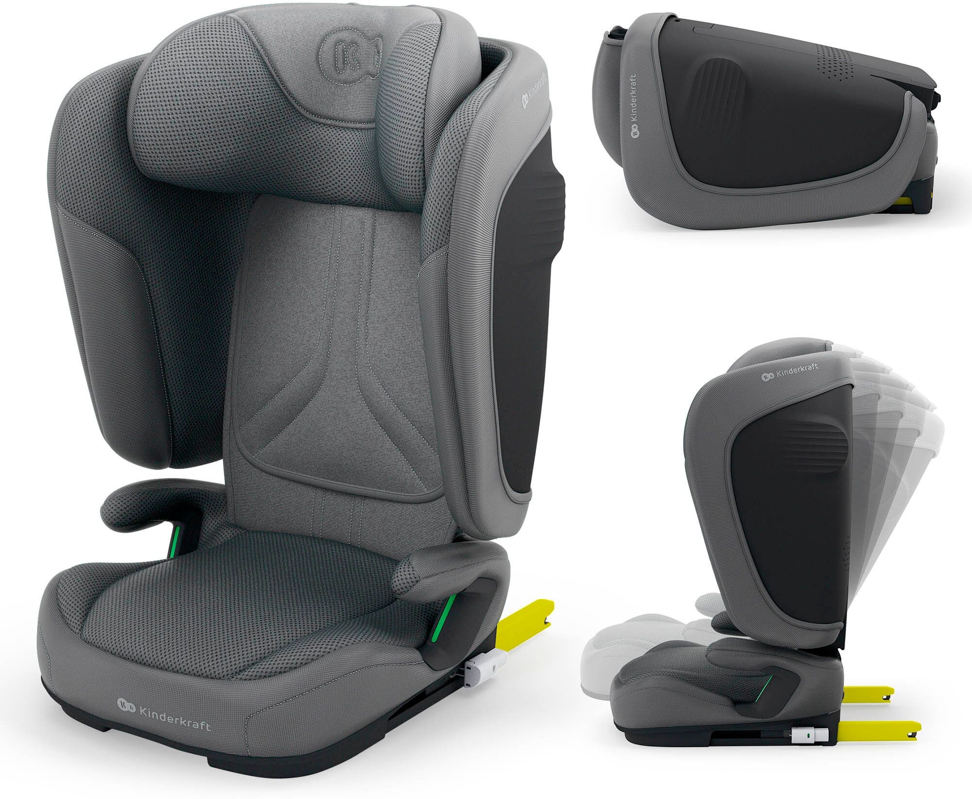 Autokindersitz KINDERKRAFT "UNITY 2 I-Size", Baby, grau, Materialmix, Kindersitze Autokindersitz