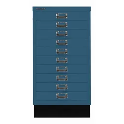 Bisley MultiDrawerTM | Inkl. Sockel, DIN A3, 10 Schubladen - 687 prussian