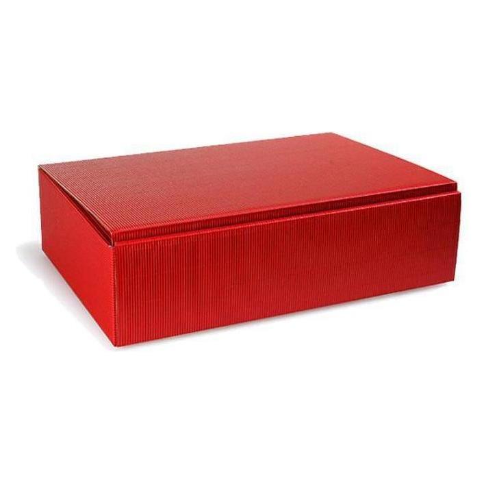 Transpak Flachengeschenkkarton Masse 363x252x94mm bordeaux offene Welle bordeaux (25 Stk., 36.30 x 25.20 x 9.40 cm) (5200397)