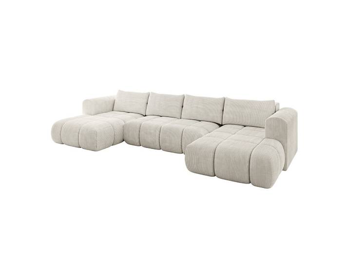 WOHNLANDSCHAFT CLOUD-U 405x185x90 Creme Cord