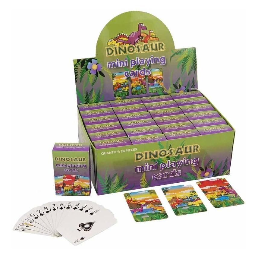 Henbrandt Mini-Spielkarten - Dinosaurier (54 Blätter) (S51010)