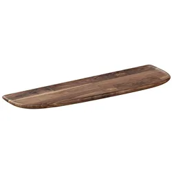 VitrA Plural Ablage Breite 55 cm asymmetrisch rechts Eiche Dunkel Echtholz,64060 64060