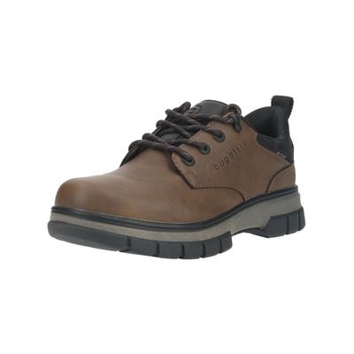 Sneaker BUGATTI "bugatti Halbschuhe Lederimitat", Herren, Gr. 44, braun, Lederimitat, Schuhe Sneaker