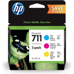 HP, Druckerpatrone, 711 (C, M, Y)