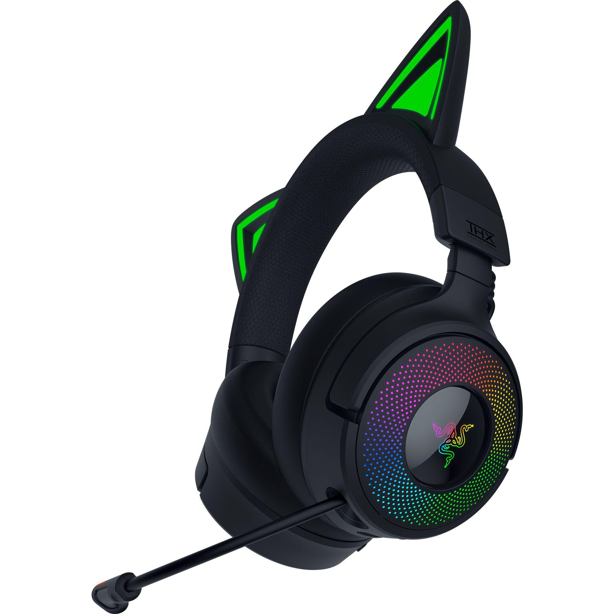 Razer Kraken Kitty V3 Pro Gaming Headset kabellos / kabelgebunden (Funk / Bluetooth) Schwarz