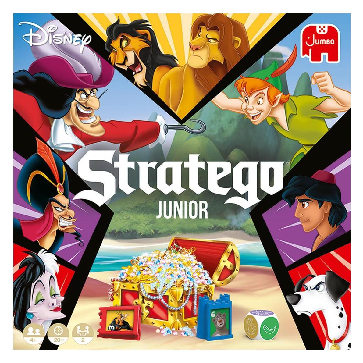 Jumbo Stratego Junior Disney (Deutsch, Französisch, Italienisch, 2 Spieler) (19803)