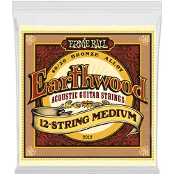 Ernie Ball Earthwood Medium12-String Bronze (12x, E-Gitarre, Gitarre, 0.05"), Saiten