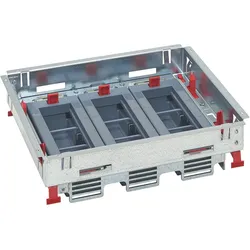 Legrand 088021 Gerätebox mit Teppichrand 18 Module horizontal