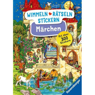 Wimmeln, Rätseln, Stickern: Märchen, Taschenbuch von , Ravensburger Verlag GmbH, 978-3-473-48871-1