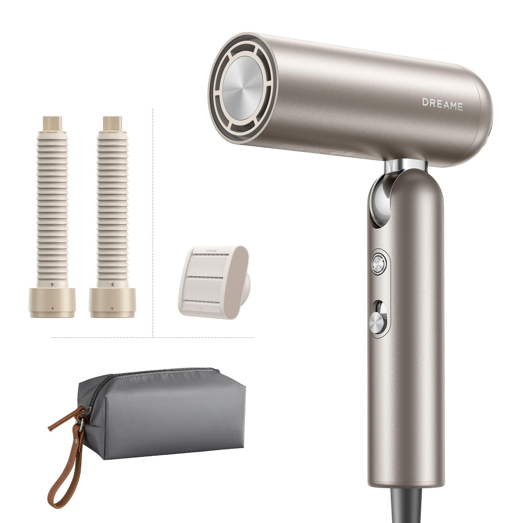 Dreame Hair Pocket Neo 2 Hochgeschwindigkeits Haartrockner Titanium gold