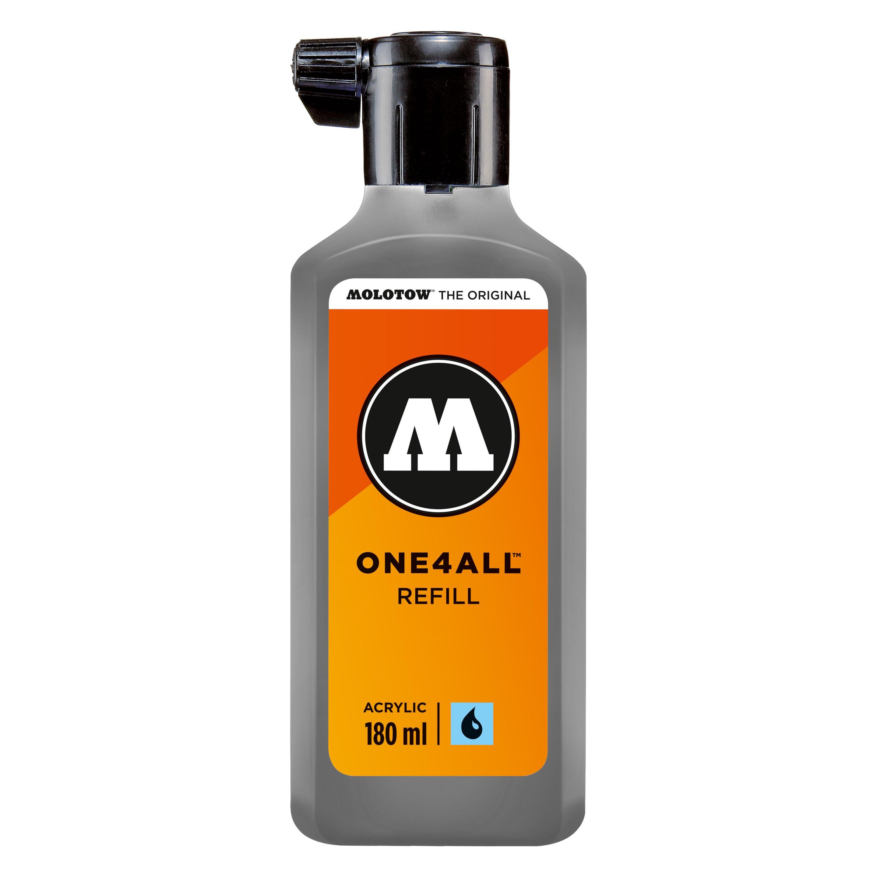 Molotow Nachfülltinte One4All für Permanentmarker 180ml graublau dunkel (Grau, 180 ml) (MO692238)