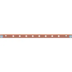 ABB STRIEBEL & JOHN ZX2741 CU-Schiene 20x10, 2FB, PE, Kupferschiene, lose Lieferung