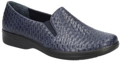 Easy Street Eternity - Womens 8.5 Navy Slip On W2