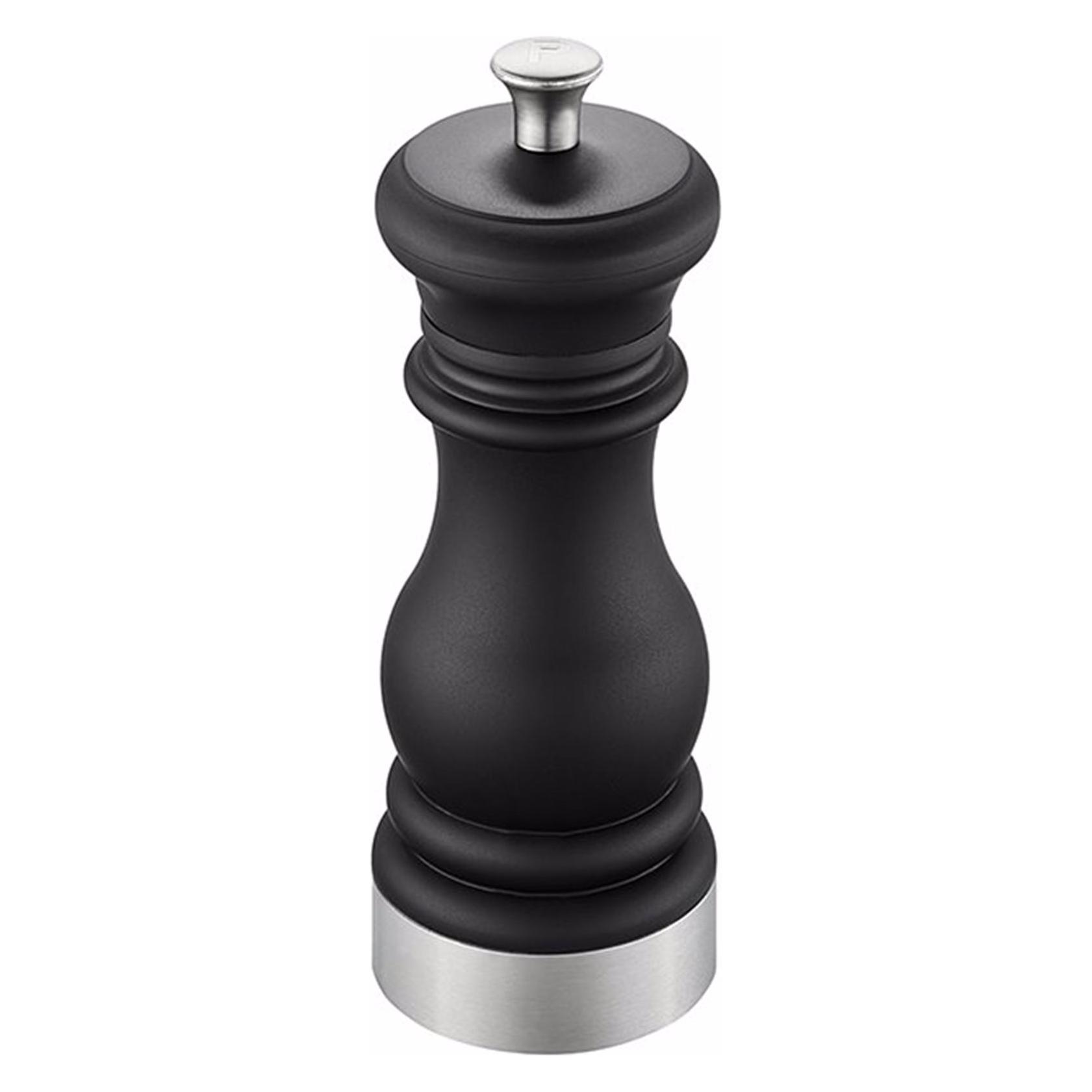 GEFU Salz- oder Pfeffermühle FLAVIO S, schwarz (Pfeffer, Salz) (34633)