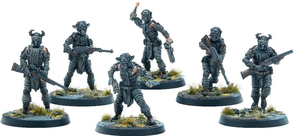 Modiphius Fallout Miniaturen Cult van de Mothman Aanhangers